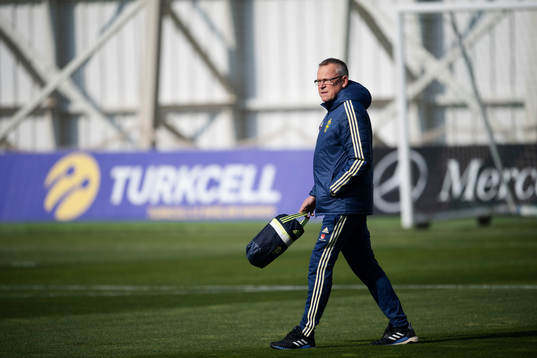 Head coach Janne Andersson of Sweden
