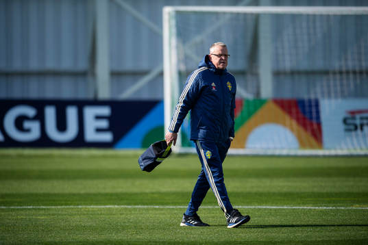 Head coach Janne Andersson of Sweden