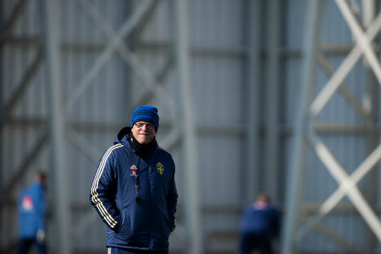 Head coach Janne Andersson of Sweden