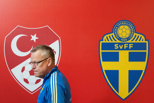 Head coach Janne Andersson of Sweden