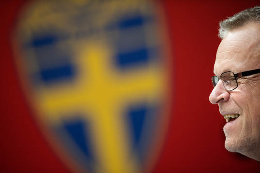 Head coach Janne Andersson of Sweden
