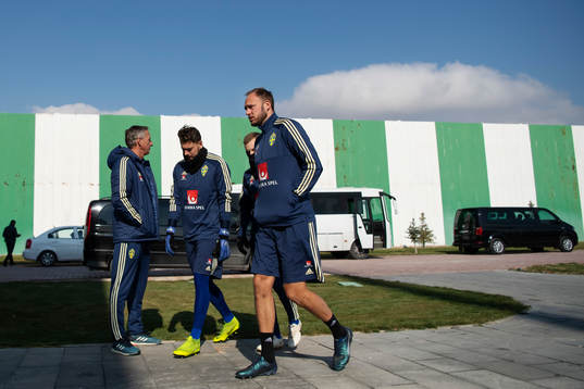 Kristoffer Nordfeldt and Andreas Granqvist of Sweden