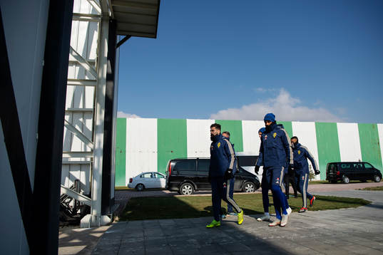 Jimmy Durmaz, Isaac Kiese Thelin and Robin Quaison of Sweden