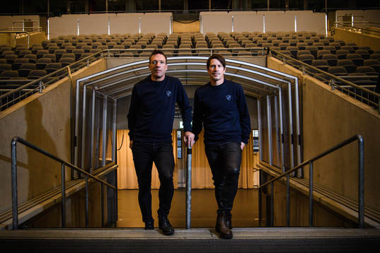 Djurgårdens nya tränare Kim Bergstrand och Thomas