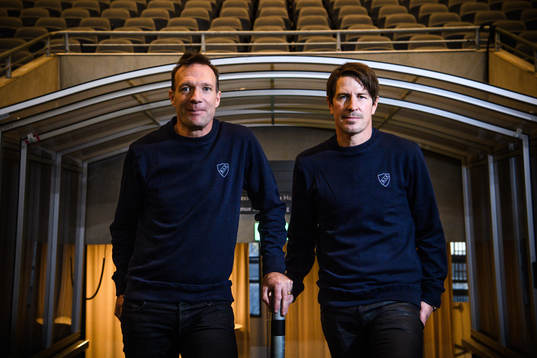 Djurgårdens nya tränare Kim Bergstrand och Thomas