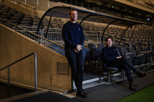 Djurgårdens nya tränare Kim Bergstrand och Thomas