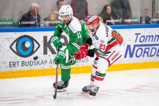 Rögles Mattias Sjögren och Moras Tomas Skogs
