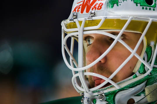 Färjestads målvakt Adam Werner
