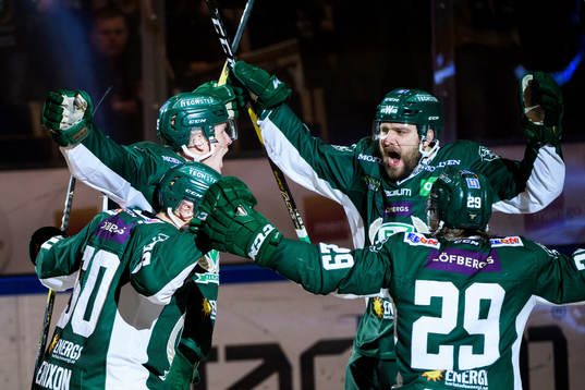 Färjestads Gustav Rydahl, Mikael Wikstrand, Sebastian