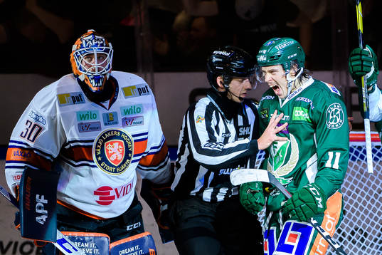 Färjestads Joakim Nygård jublar