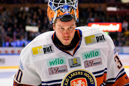 Växjös målvakt Viktor Fasth