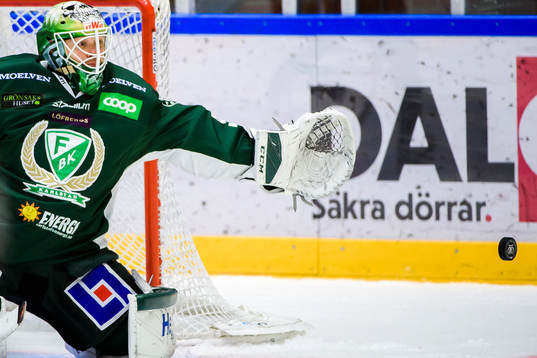 Färjestads målvakt Markus Svensson