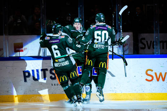 Färjestads Mikael Wikstrand, Gustav Rydahl och Sebastian