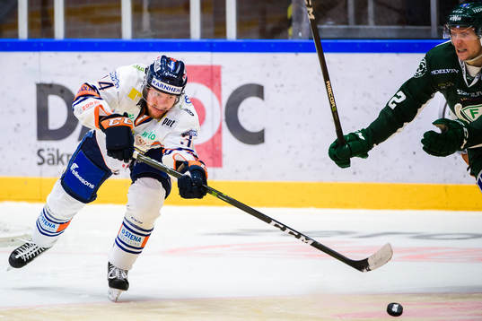 Växjös Niclas Burström och Färjestads Jesper Olofsson