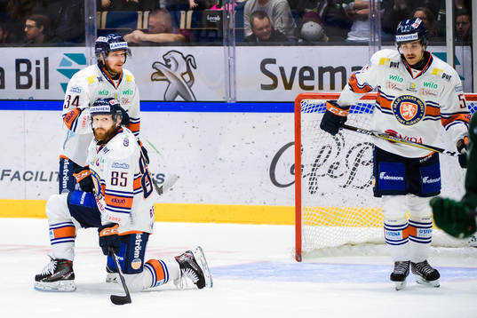 Växjös Niclas Burström, Liam Reddox och Kalle Johansson