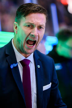 Färjestads tränare Johan Pennerborn