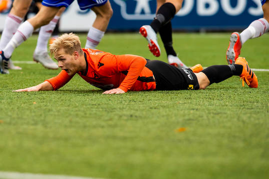 Håkon Lorentzen of Åsane reacts