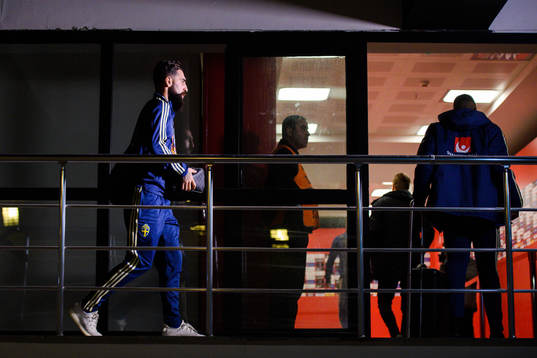 Jimmy Durmaz of Sweden arrives at the arena