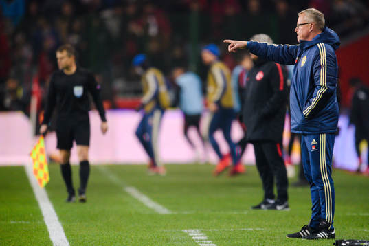 Head coach Janne Andersson of Sweden