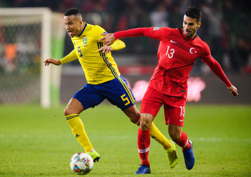 Martin Olsson of Sweden and Zeki Celik of Turkey