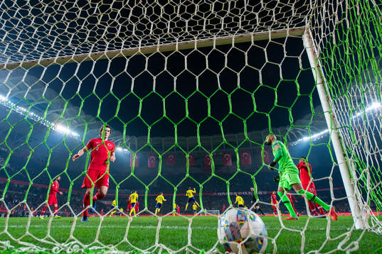 Andreas Granqvist of Sweden celebrates