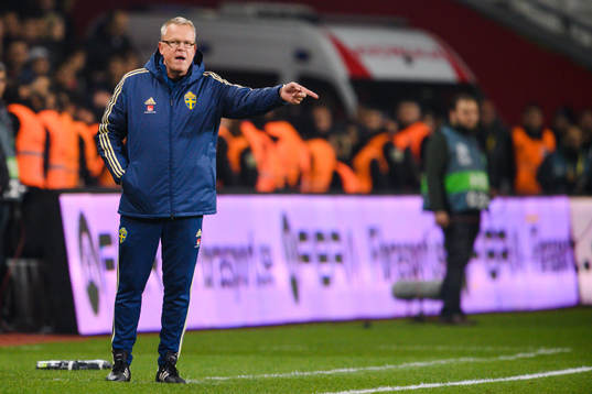 Head coach Janne Andersson of Sweden