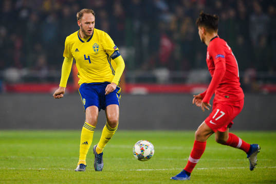 Andreas Granqvist of Sweden and Cengiz