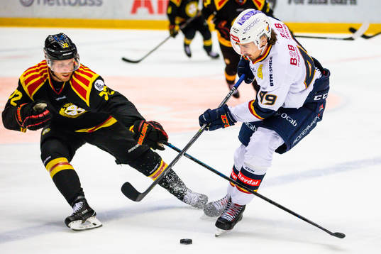 Djurgårdens David Bernhardt och Brynäs Joachim Rohdin