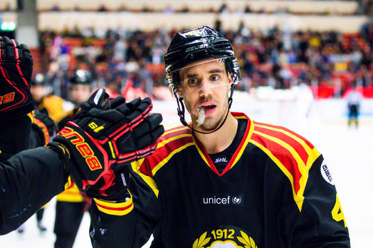 Brynäs Jesper Jensen jublar