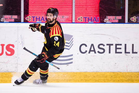 Brynäs Johan Alcén jublar