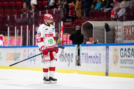 Malmö Redhawks Christoffer Forsberg deppar