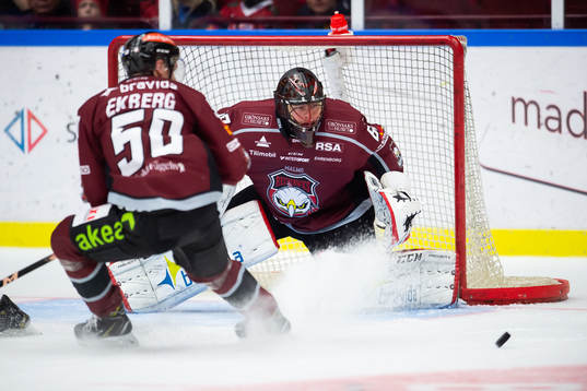 Malmö Redhawks målvakt Oscar Alsenfelt
