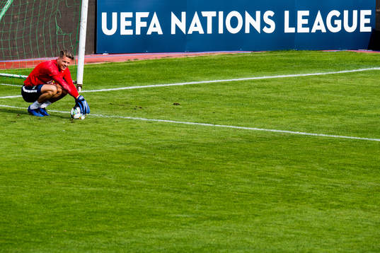 Goalkeeper Ørjan Håskjold Nyland of Norway