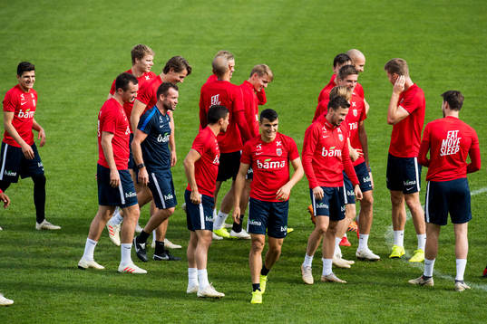 Tarik Elyounoussi, Even Hovland, Sigurd Rosted, Sander