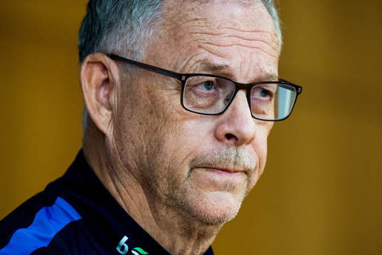 Lars Lagerbäck, head coach of Norway