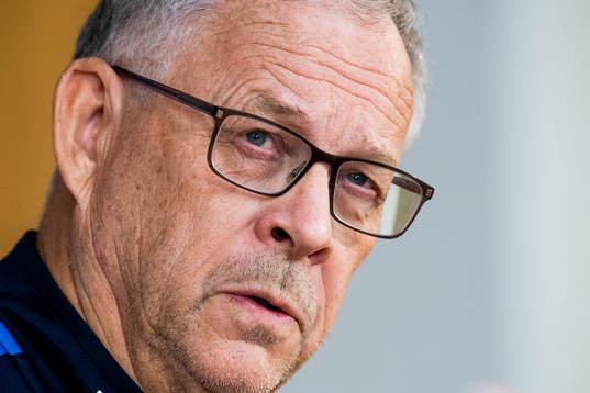 Lars Lagerbäck, head coach of Norway