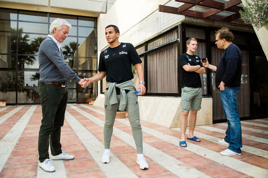 Omar Elabdellaoui and Sigurd Rosted of Norway