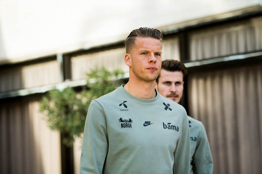 Goalkeeper Ørjan Håskjold Nyland and Håvard Nordtveit of