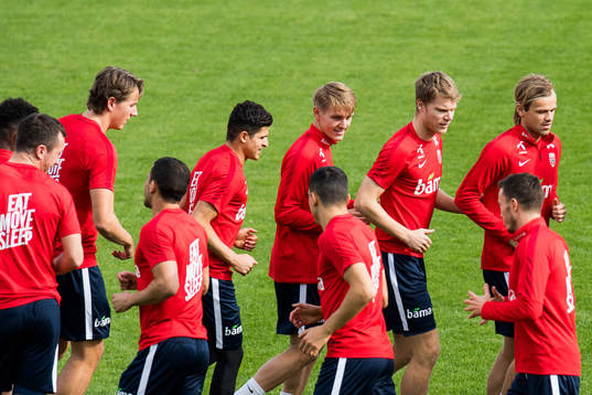 Sander Berge, Tarik Elyounoussi, Martin Ødegaard, Sigurd