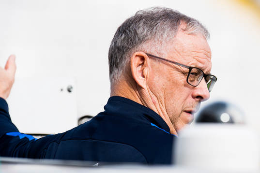 Lars Lagerbäck, head coach of Norway