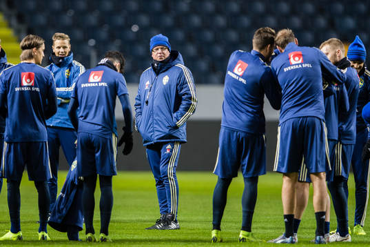 Head coach Janne Andersson of Sweden