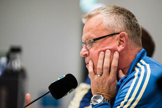 Head coach Janne Andersson of Sweden