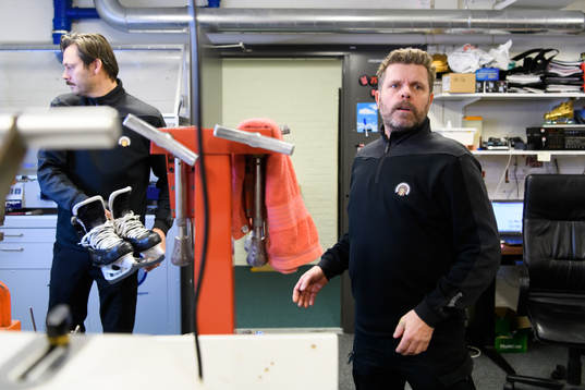 Frölundas materialare Magnus Jansson och Håkan Olofsson