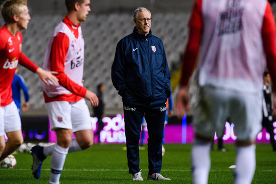 Lars Lagerbäck, head coach of Norway