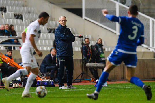 Lars Lagerbäck, head coach of Norway