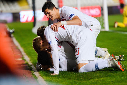 Ola Kamara, Martin Ødegaard and Tarik Elyounoussi of