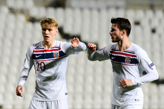 Martin Ødegaard  and Håvard Nordtveit of Norway