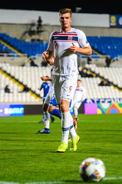Alexander Sørloth of Norway