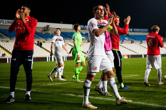 Bjørn Maars Johnsen and Omar Elabdellaoui of Norway