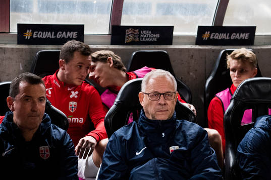 Per Joar Hansen, assistant coach of Norway, Even Hovland,
